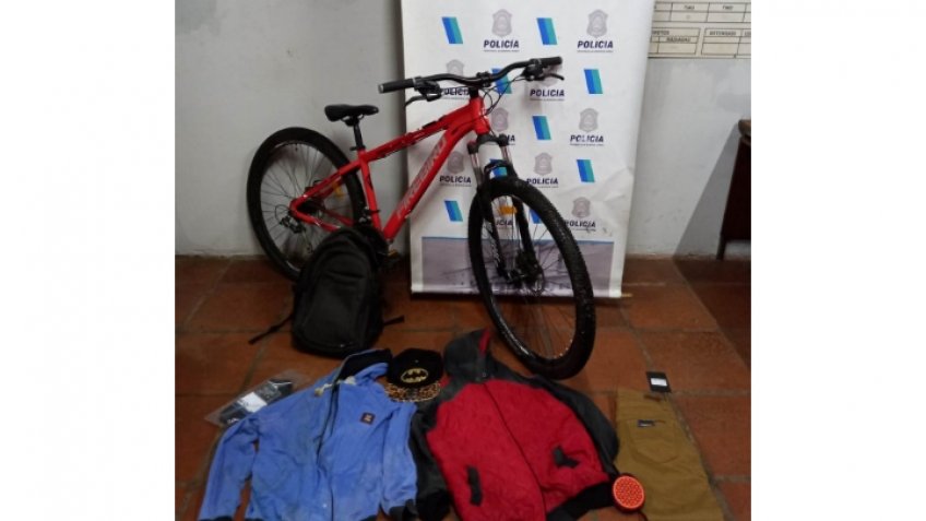 La policía recuperó elementos robados tras un allanamiento